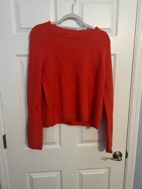 Velvet by Graham & Spencer Wool Blend Sweater size medium red
